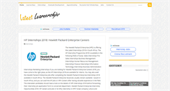 Desktop Screenshot of latestlearnerships.com
